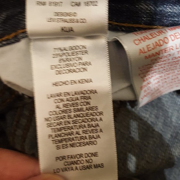 Levi's 514 Jeans Slim Straight Size 12 Reg - Picture 15 of 16